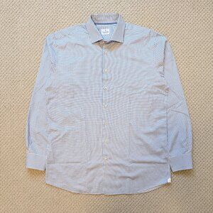 Emanuel Berg Superfine Shirting Paris Luxury Dress Shirt 17" 43cm